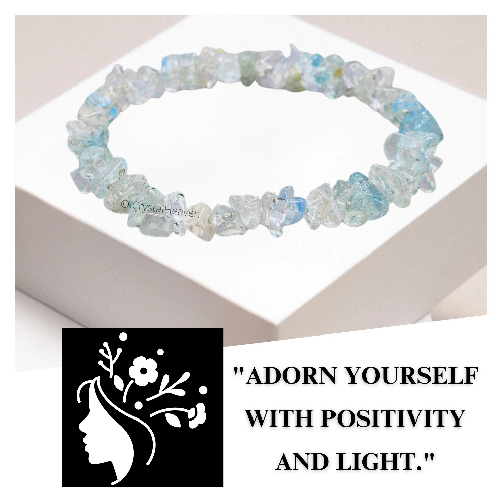 Aquamarine Chips Bracelet