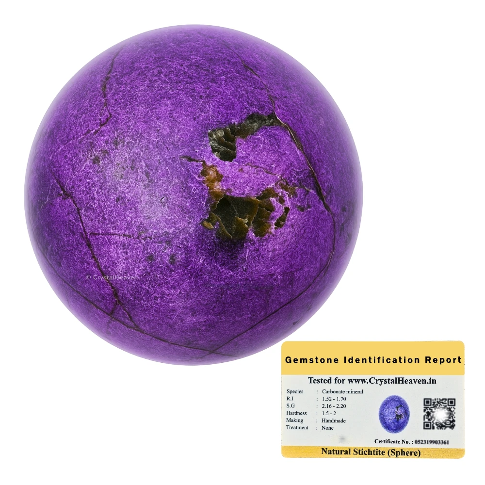 Stichtite Sphere (2 Inch)