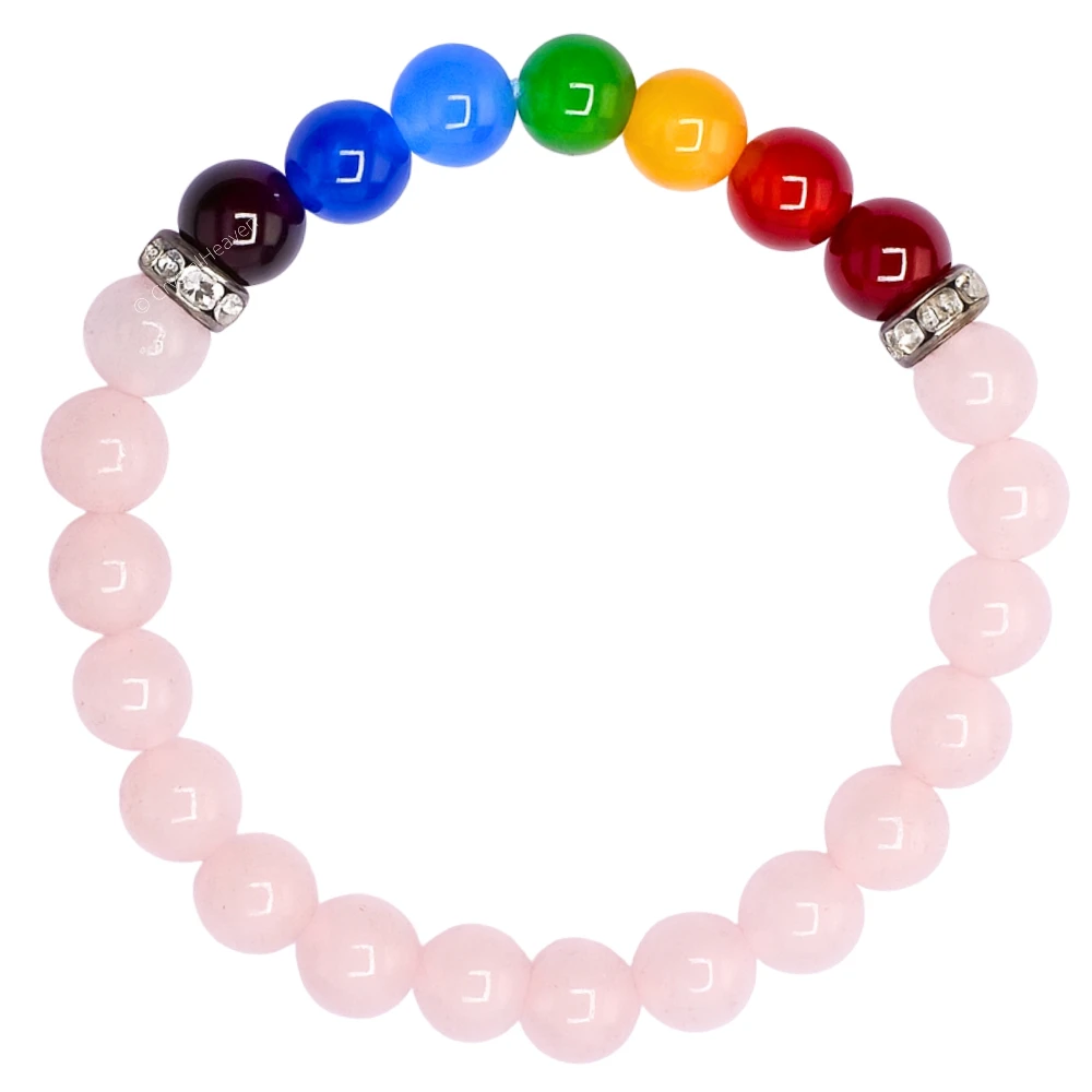 Rose Quartz Chakra Bracelet (Elastic)