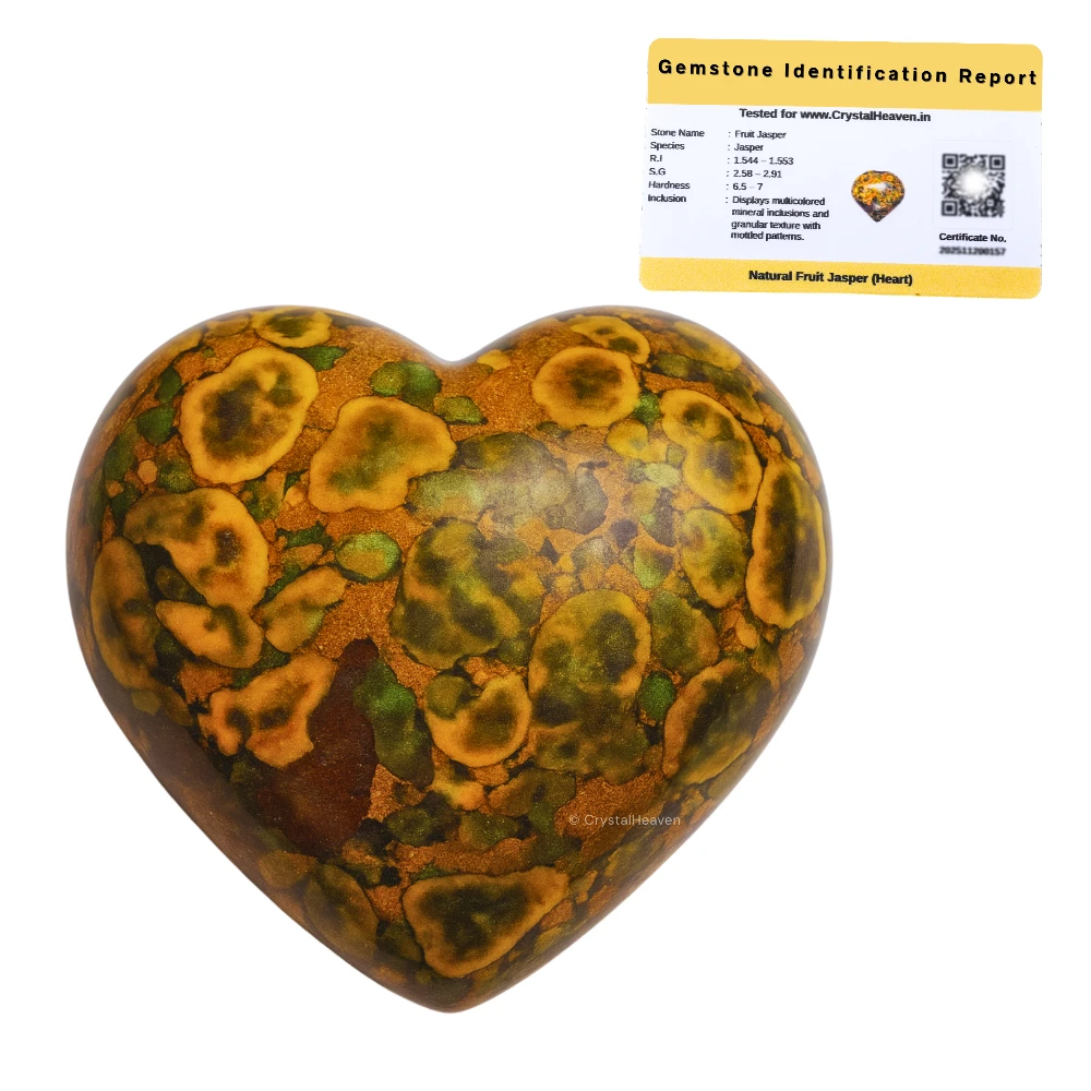 Fruit Jasper Heart