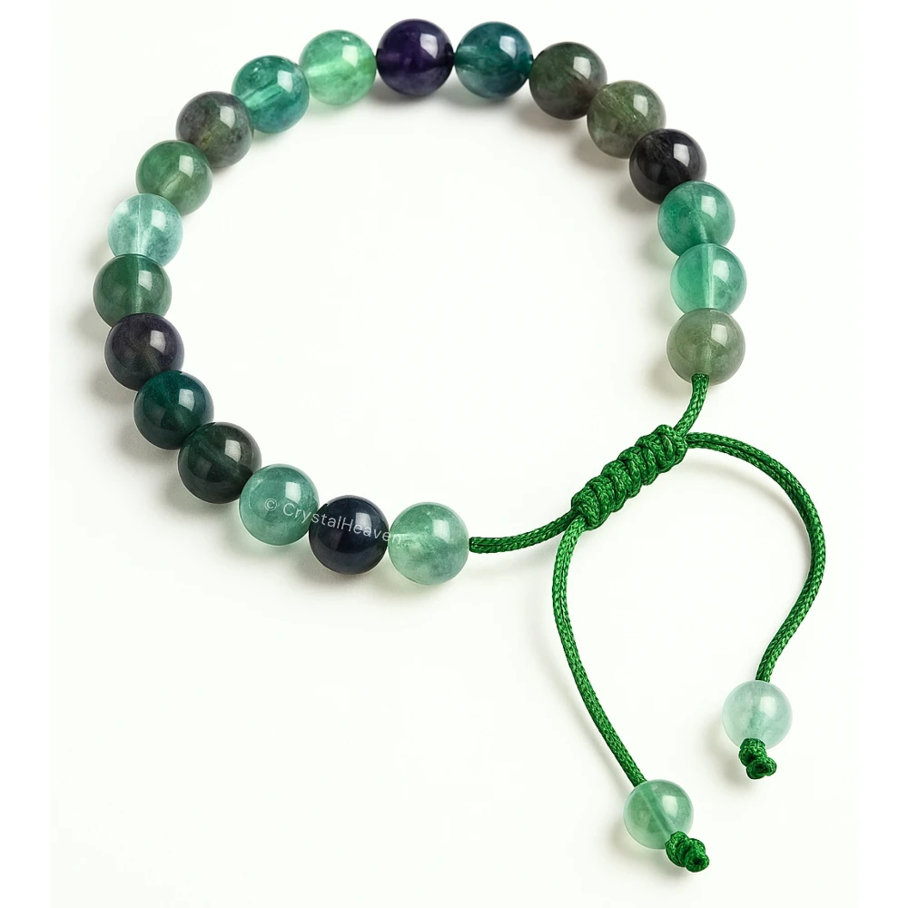 Multi Fluorite Bracelet (Adjustable)