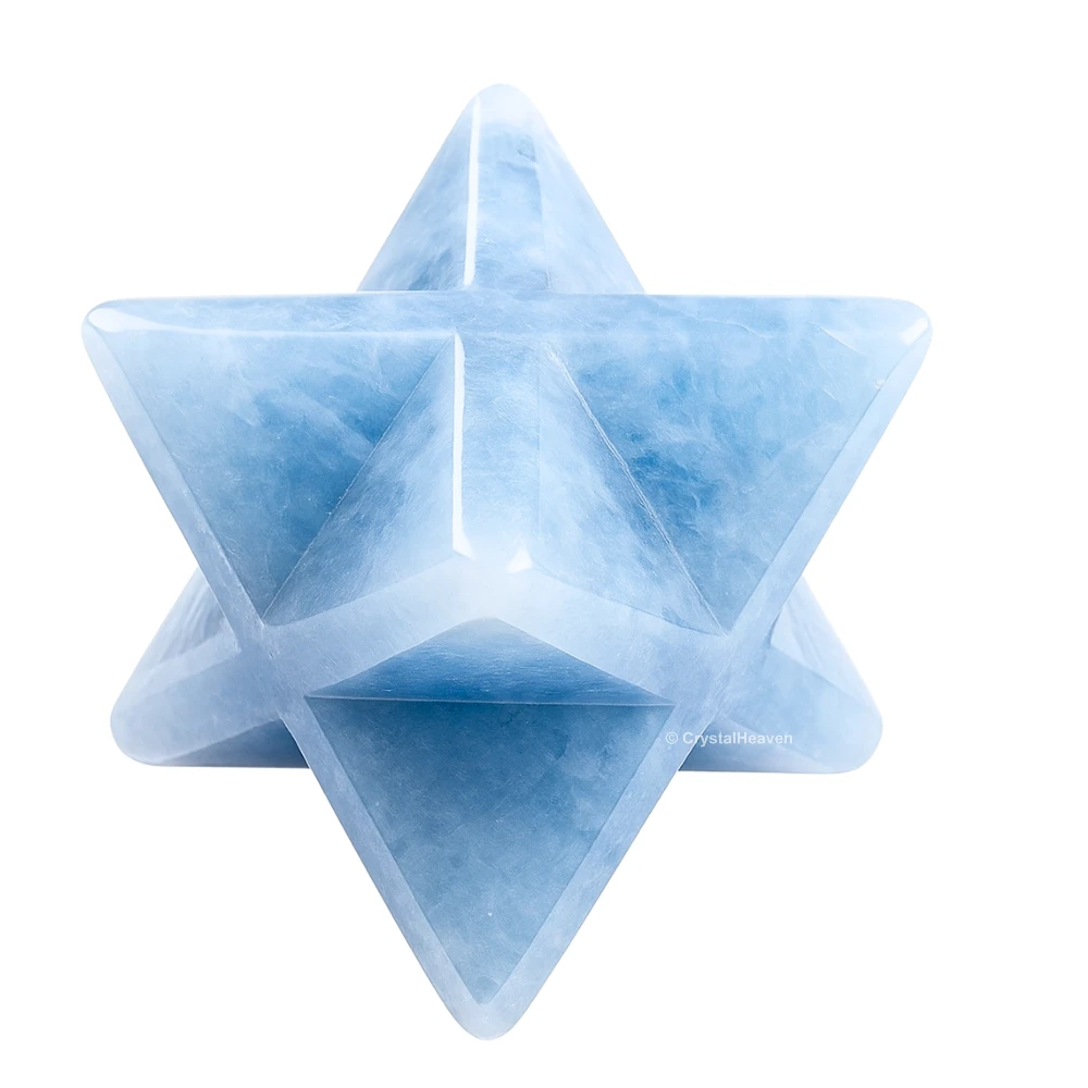 Blue Calcite Crystal Merkaba