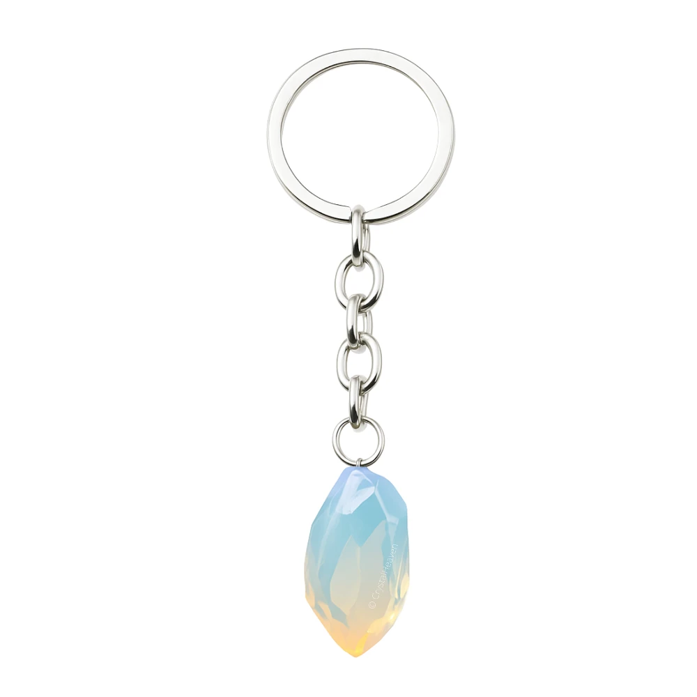 Opalite Crystal Keychain (Raw)