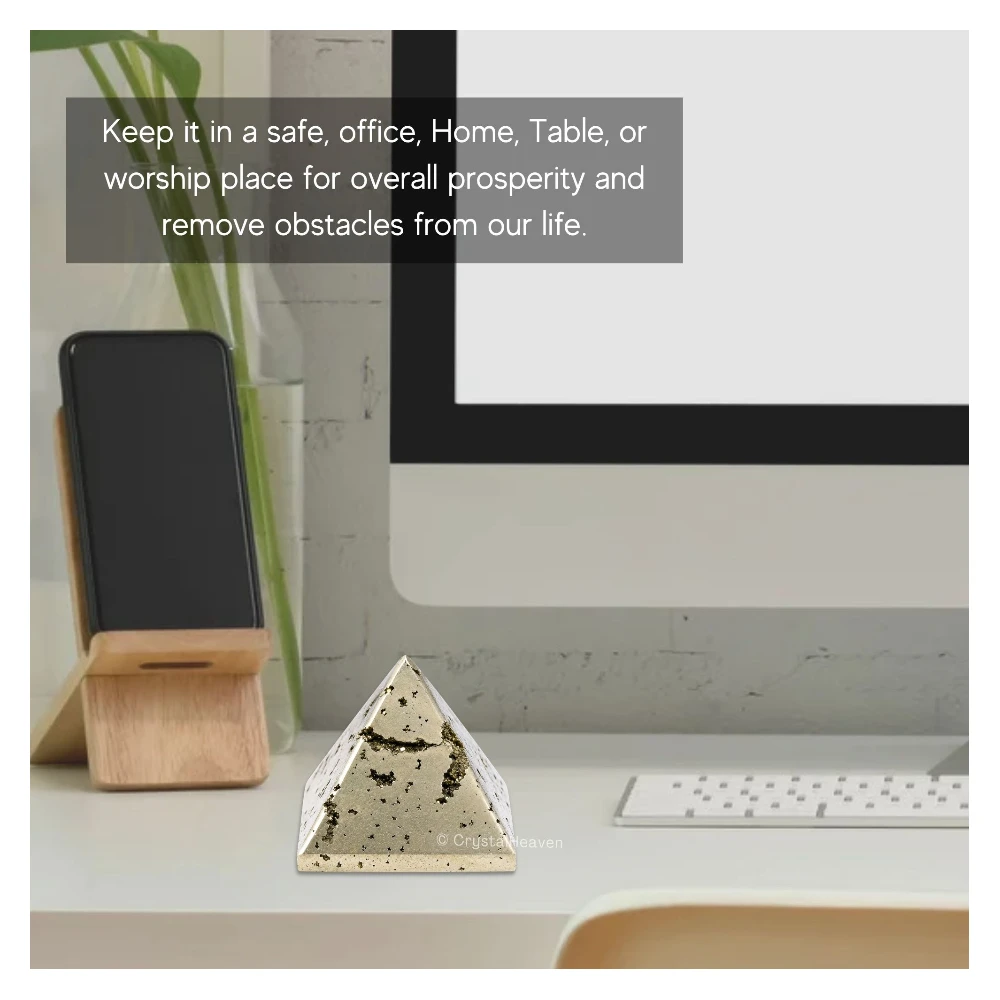 Raw Pyrite Pyramid (1.5 Inch)