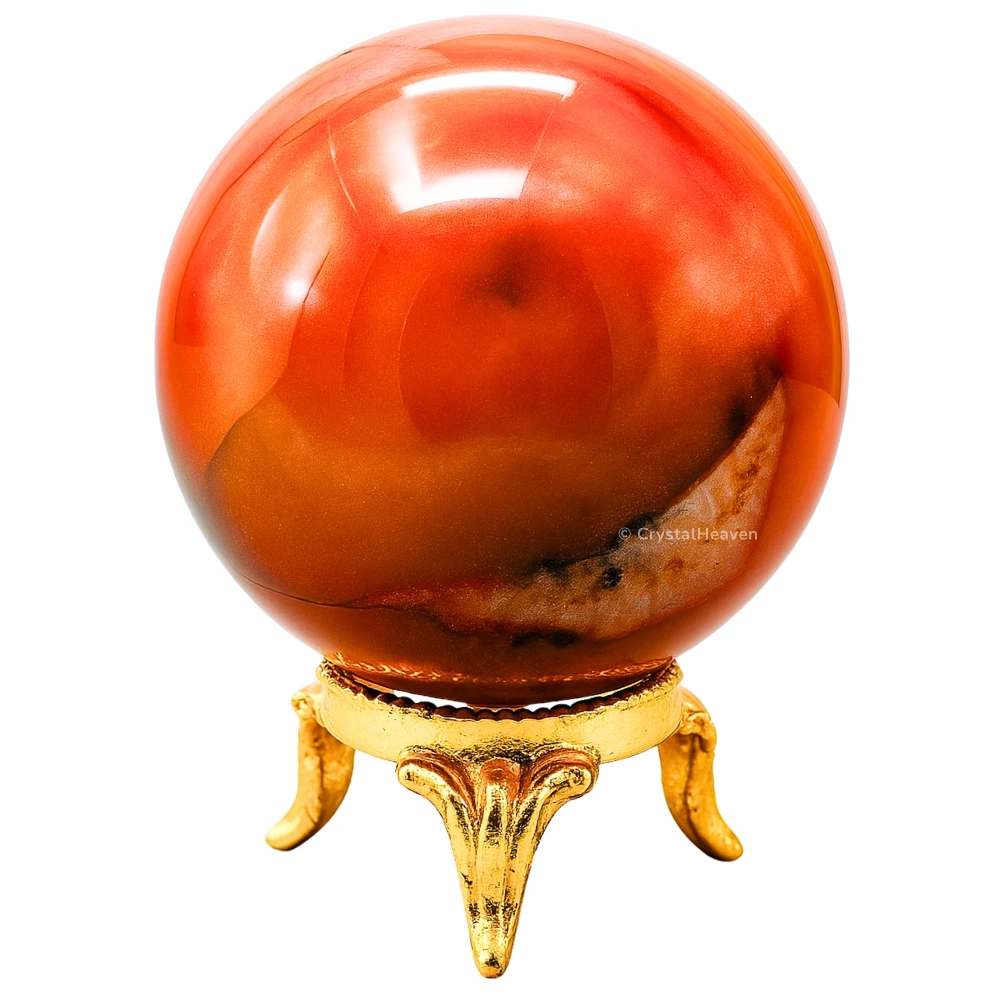 Carnelian Sphere (1.5 Inch)