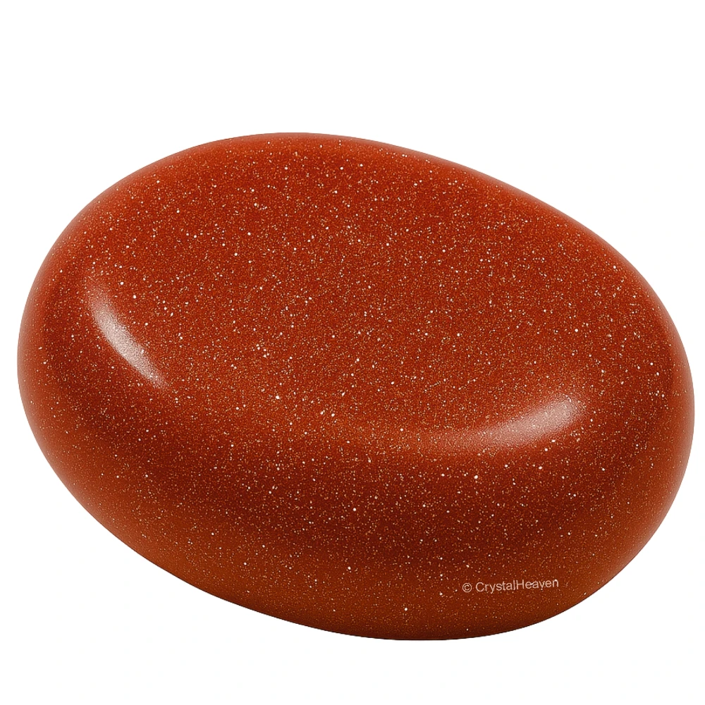 Red Goldstone Palm Stone