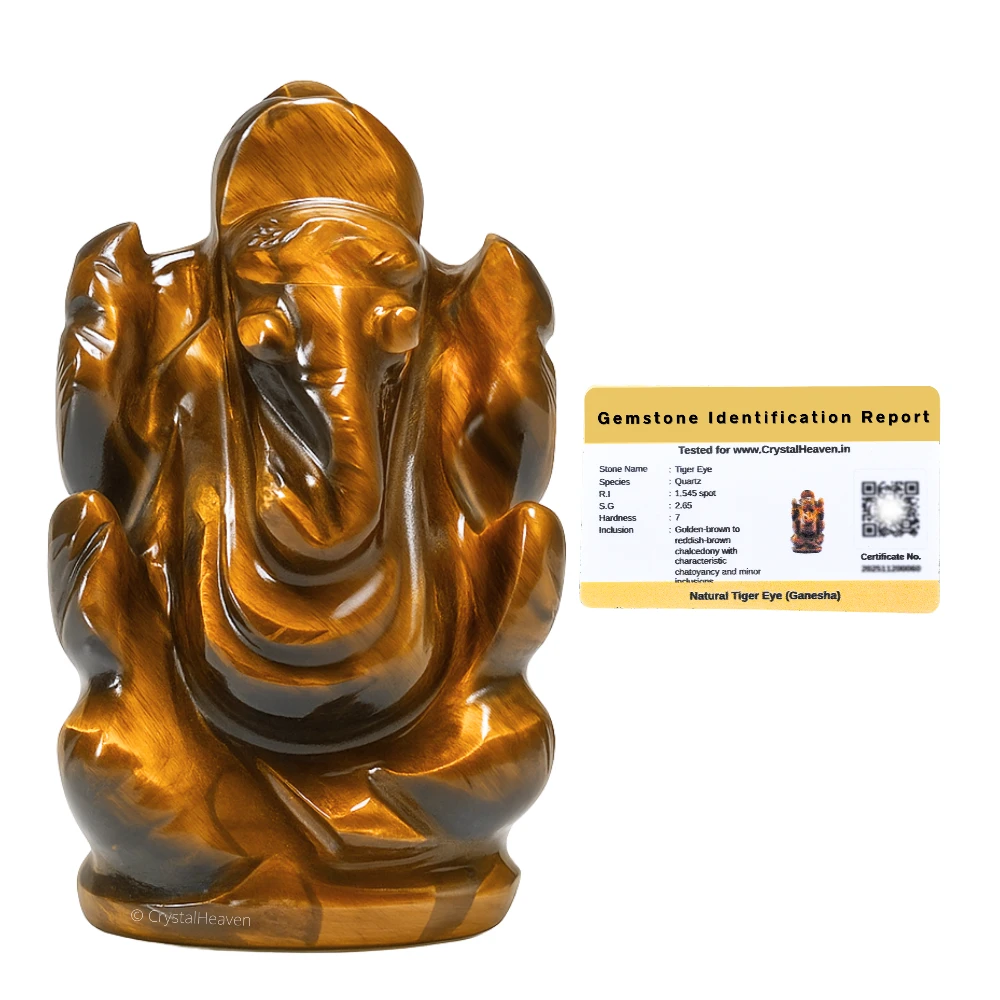 Tiger Eye Crystal Ganesh Ganpati