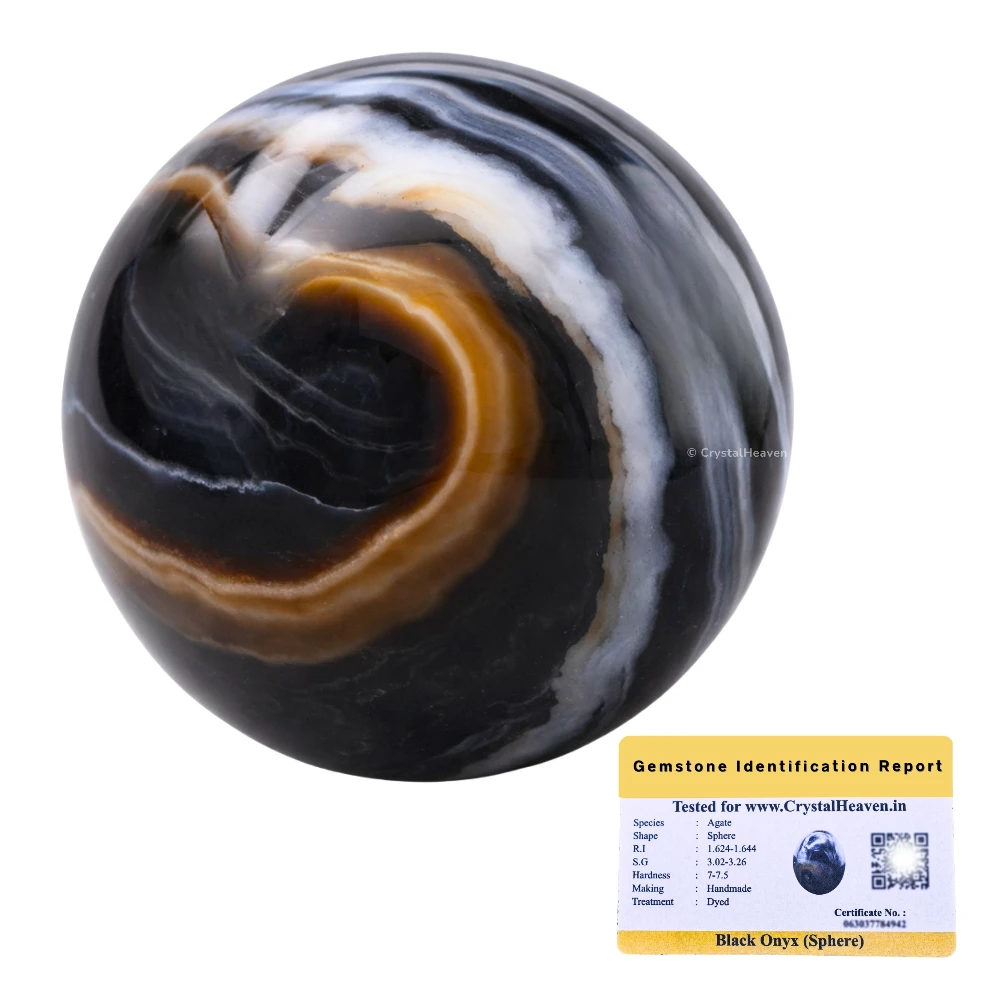 Black Onyx Sphere (2 Inch)