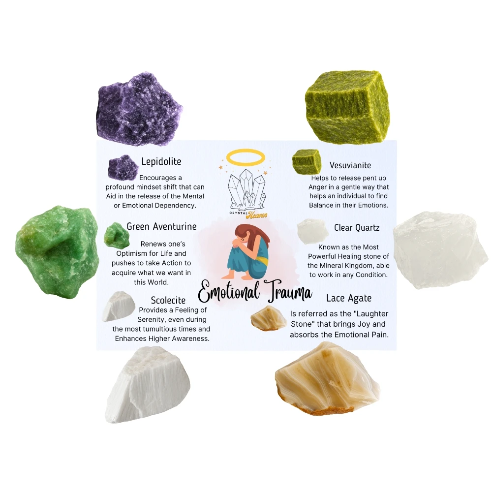 Emotional Trauma Raw Crystals Set