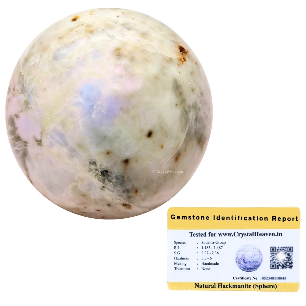 Hackmanite Sphere (2 Inch)