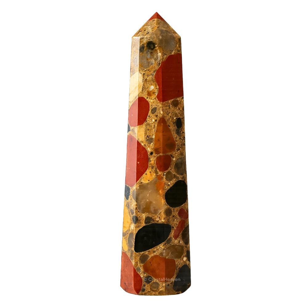 Spotted Jasper Tower (3" to 4" inch)