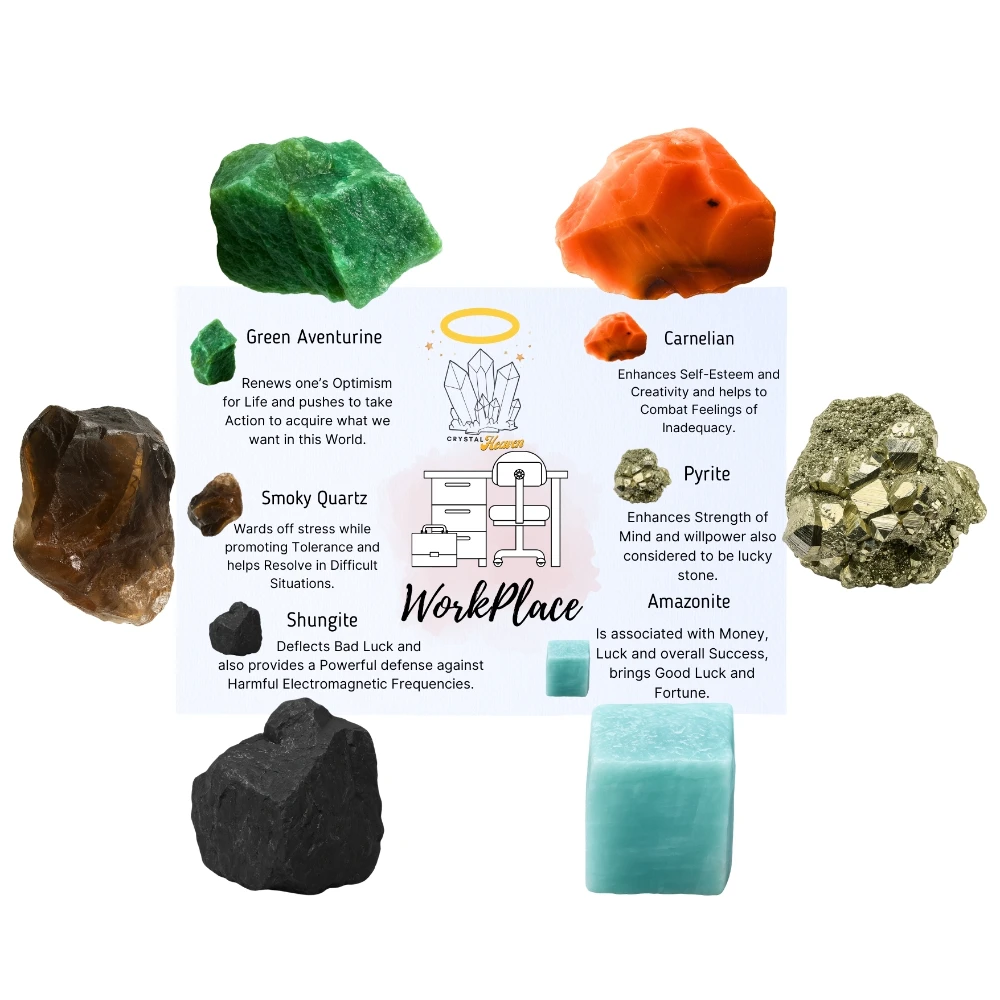 Work Place Raw Crystals Set