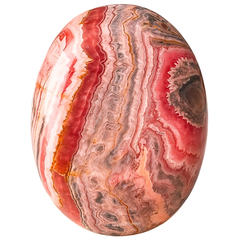 Rhodochrosite Palm Stone