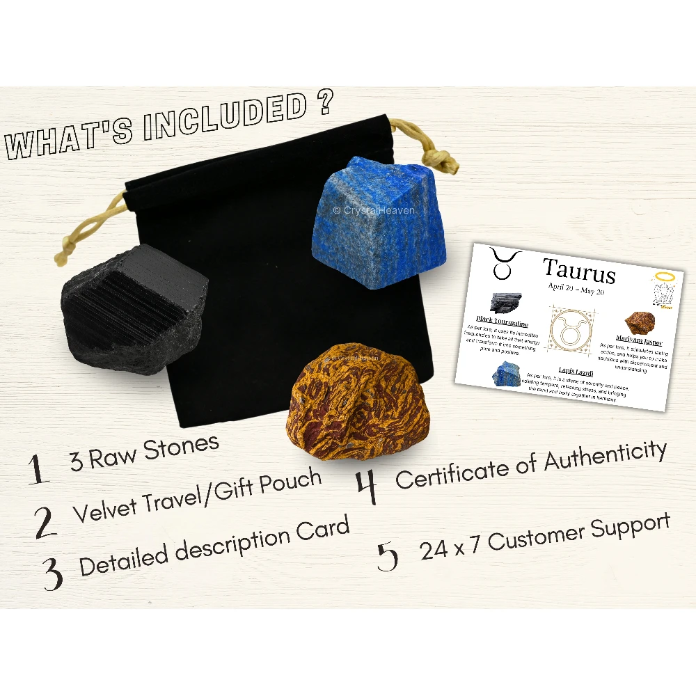 Crystals for Taurus