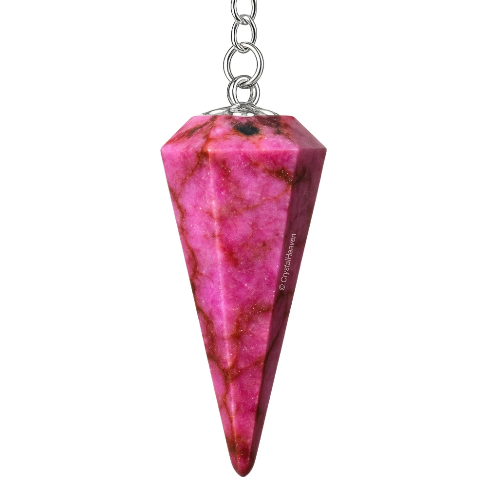 Cobalt Calcite Pendulum