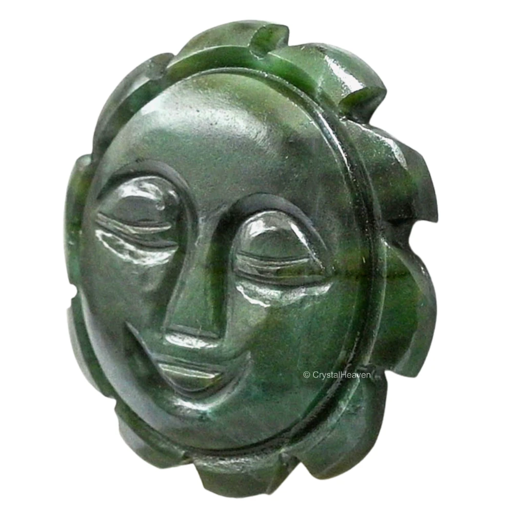 Green Aventurine Surya Face