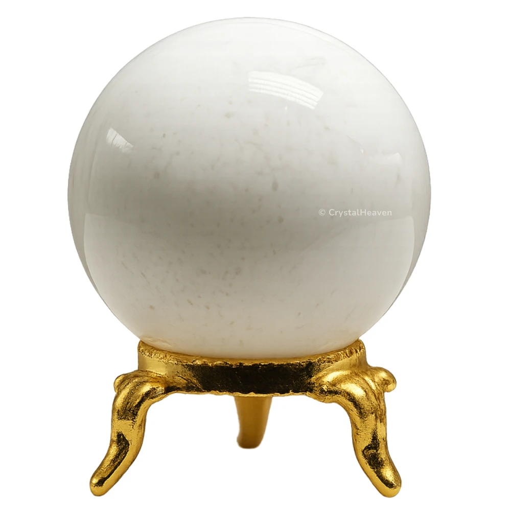 Snow Quartz Sphere (2 Inch)