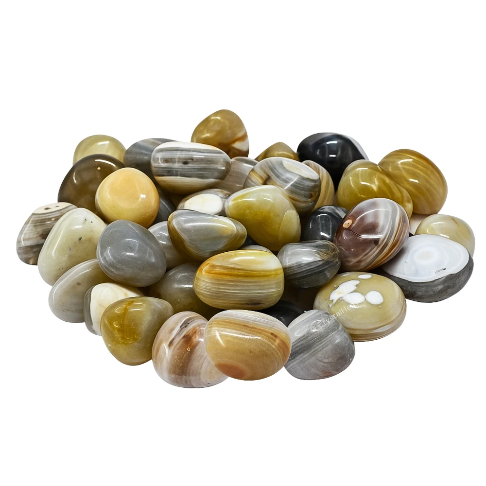 Tumbled Lace Agate Stones (30 Gram)