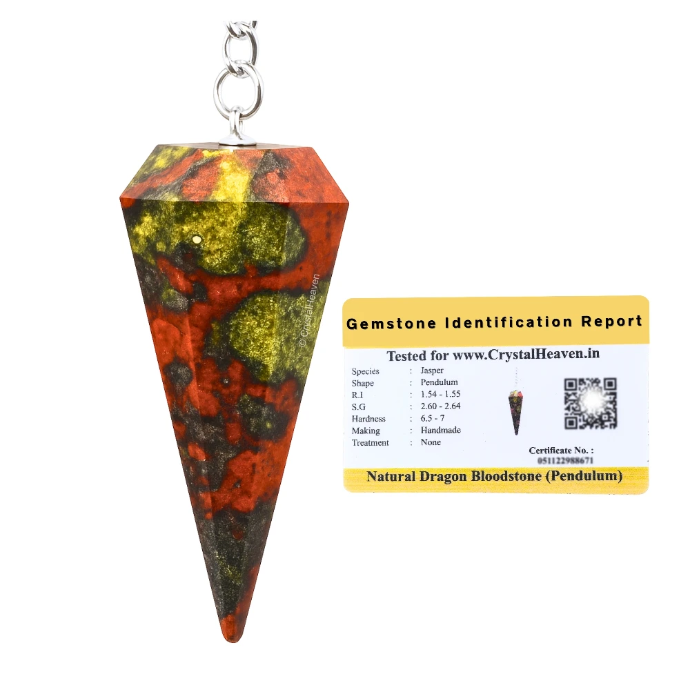 Dragon Bloodstone Pendulum