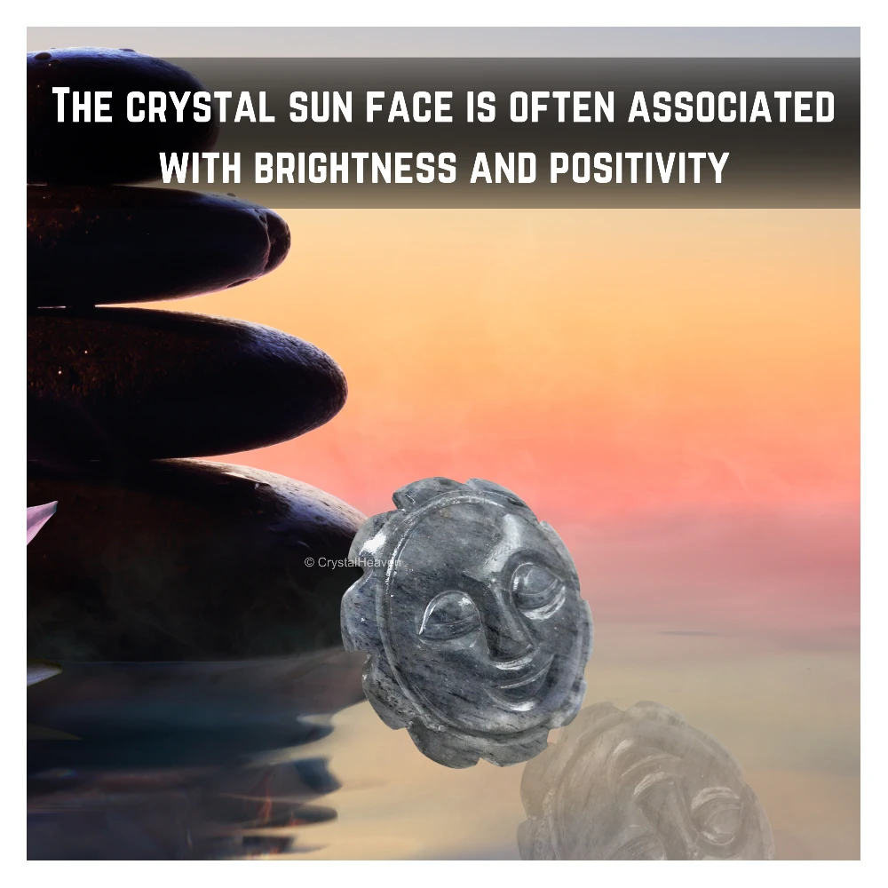 Blue Aventurine Surya Face