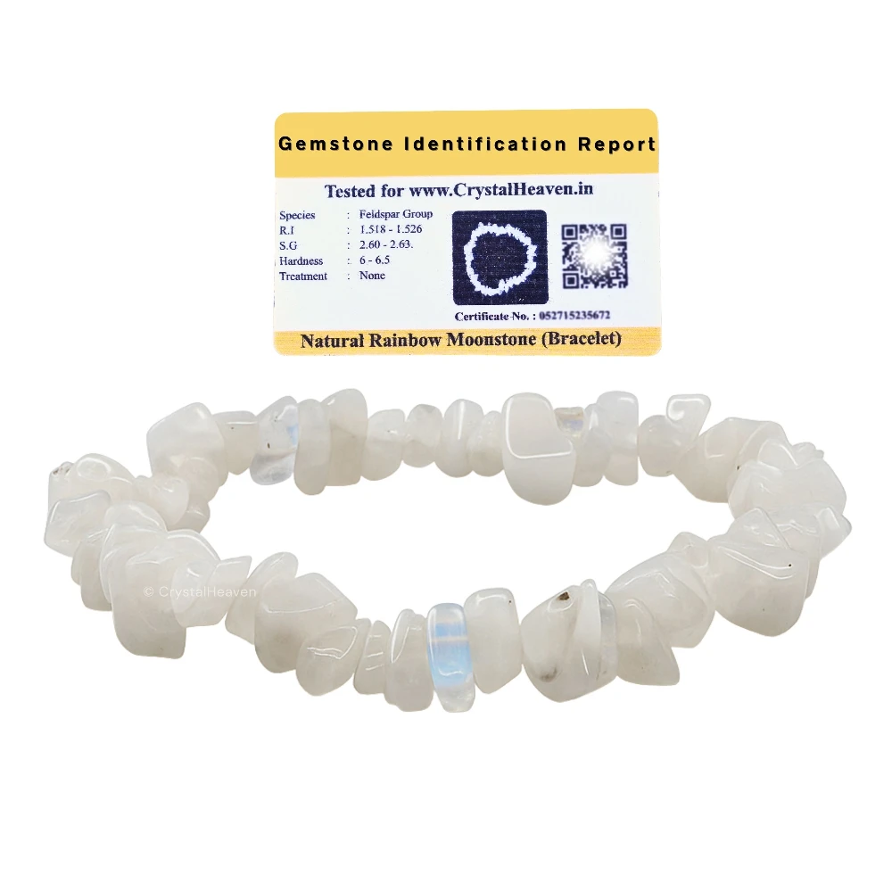 Rainbow Moonstone Chips Bracelet
