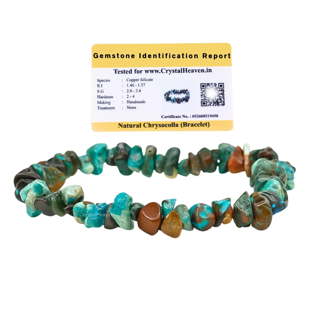 Chrysocolla Chips Bracelet