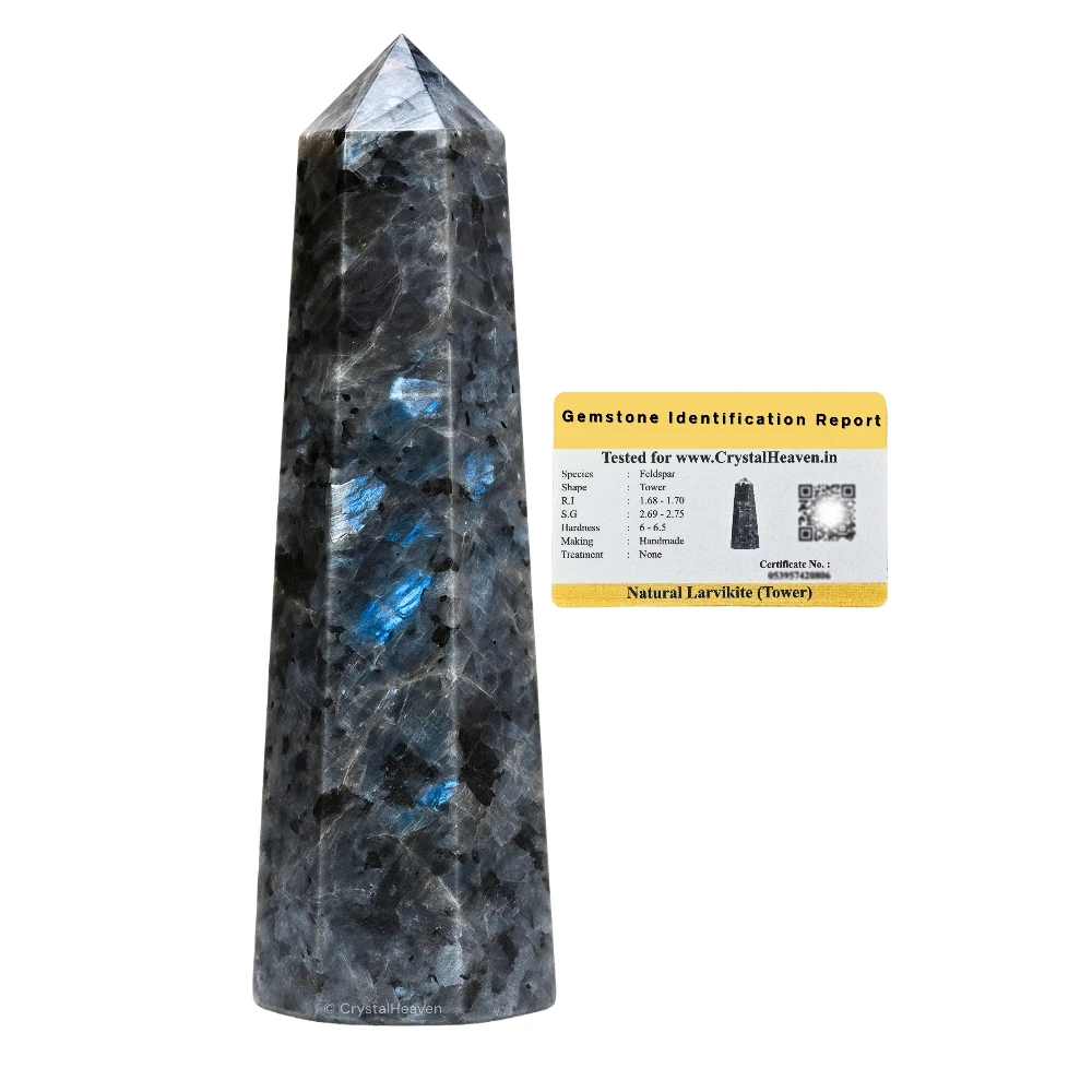 Larvikite Tower (3" to 4" inch)