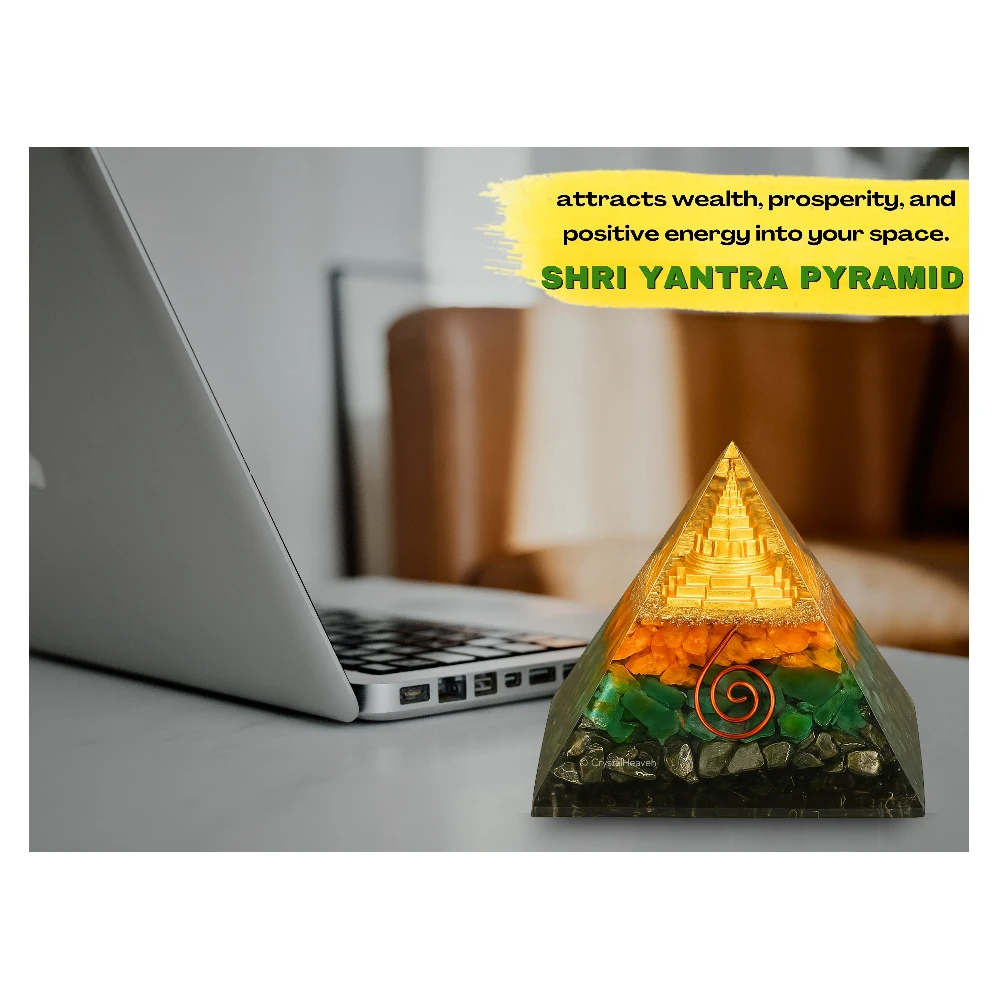 Money Magnet Pyramid with Shree Yantra