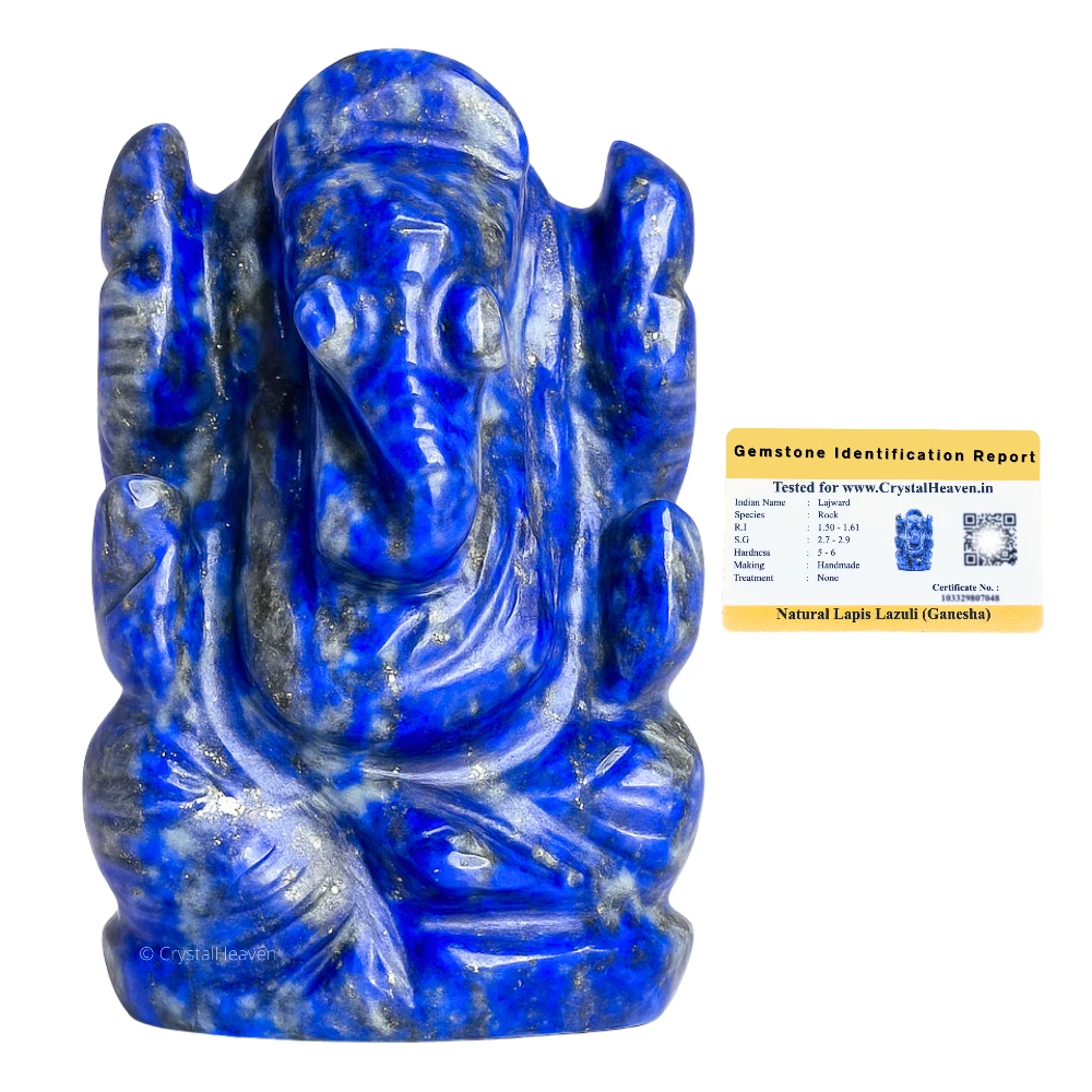 Lapis Lazuli Crystal Ganesh Ganpati