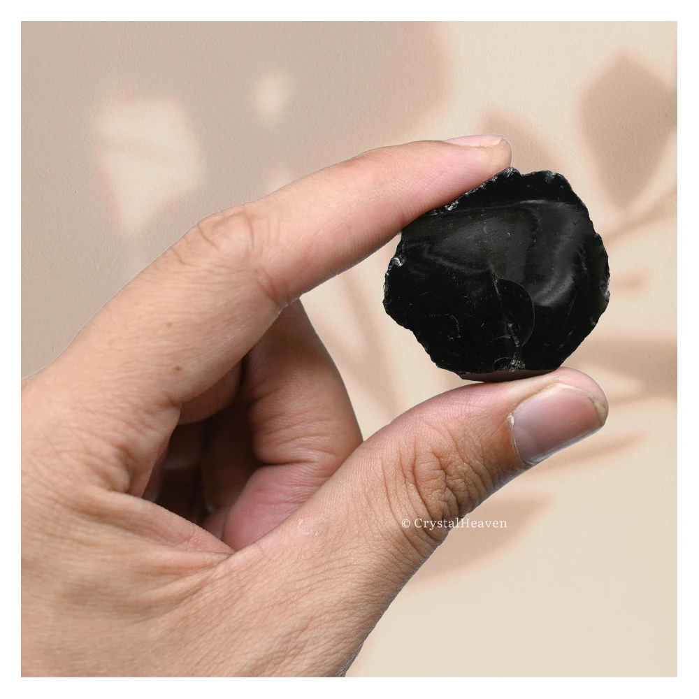 Raw Black Obsidian Crystals (1 Piece)