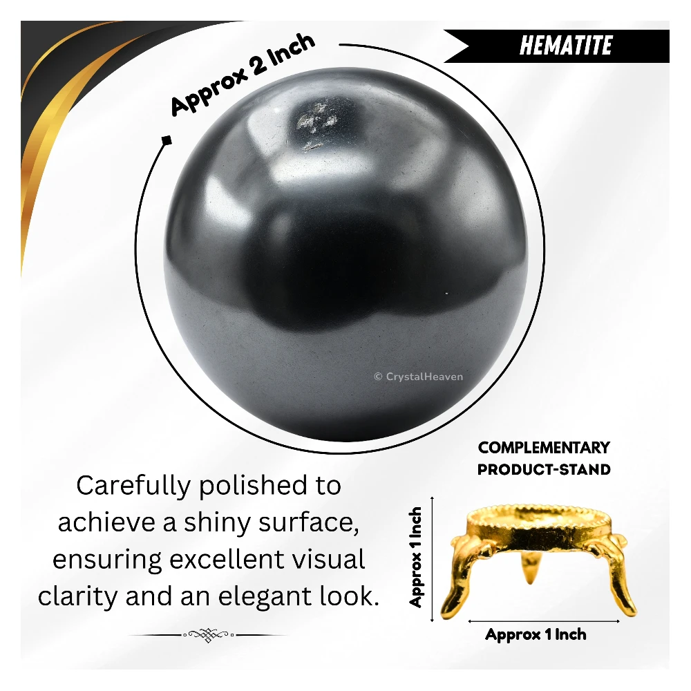 Hematite Sphere (2 Inch)