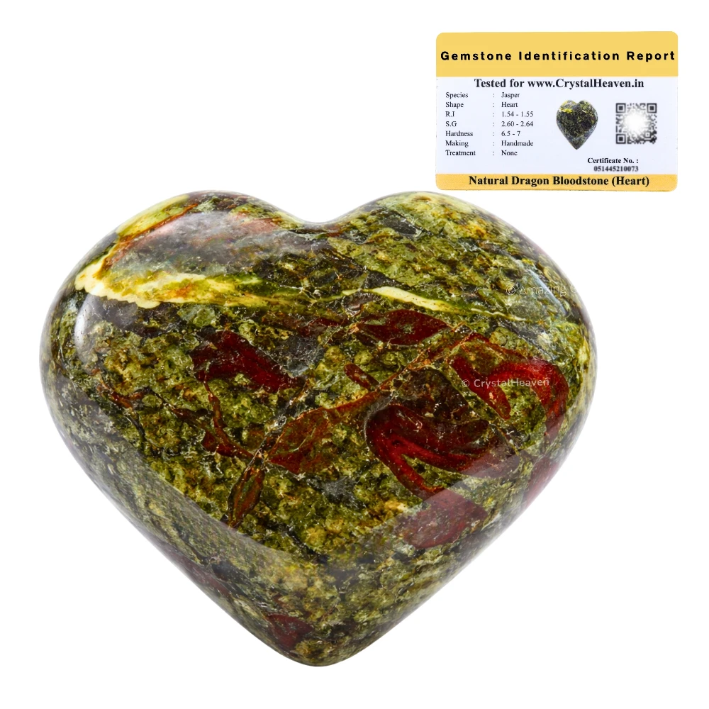 Dragon Bloodstone Heart