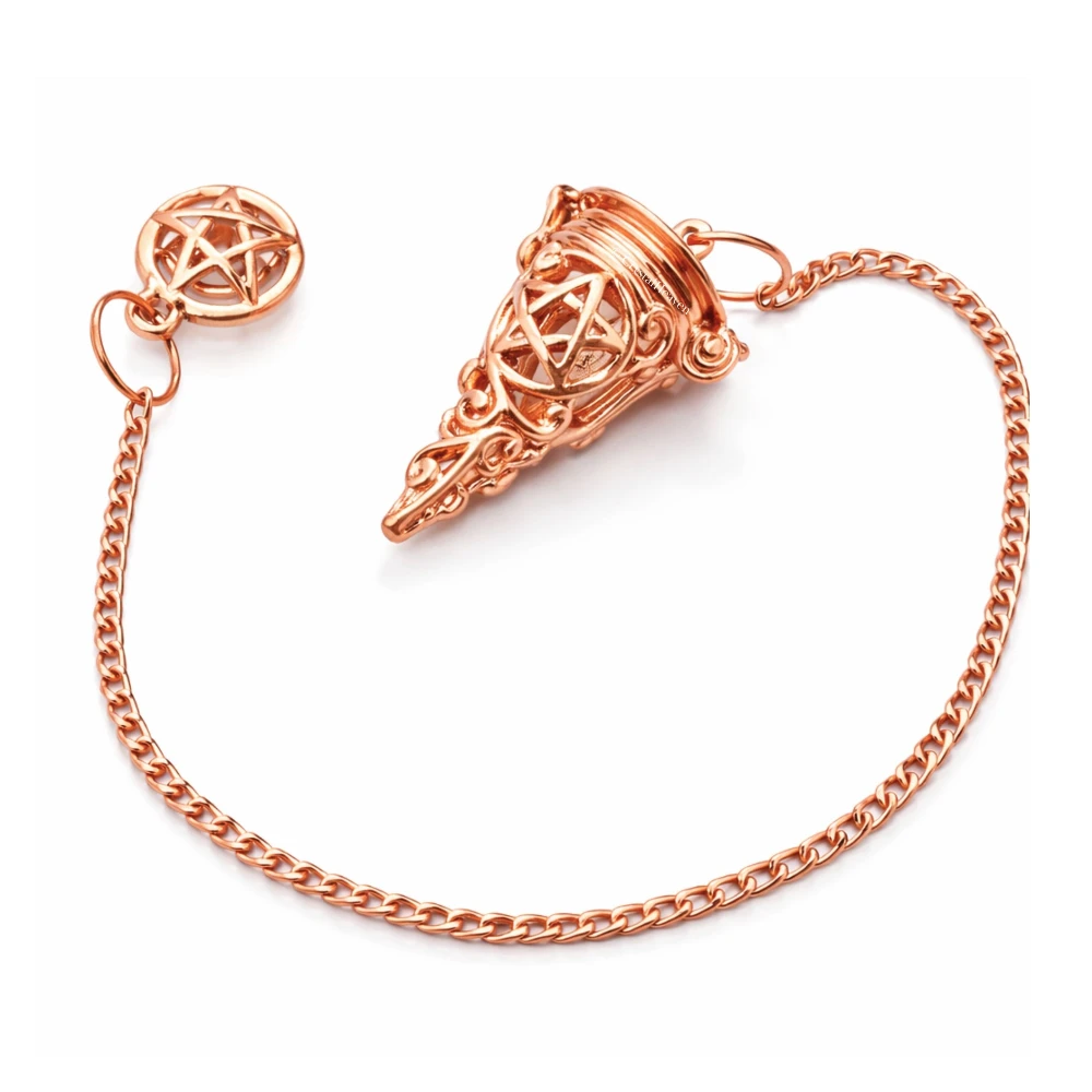 Metal Brass Pendulum - Cone Chamber Rose Gold (MP122)