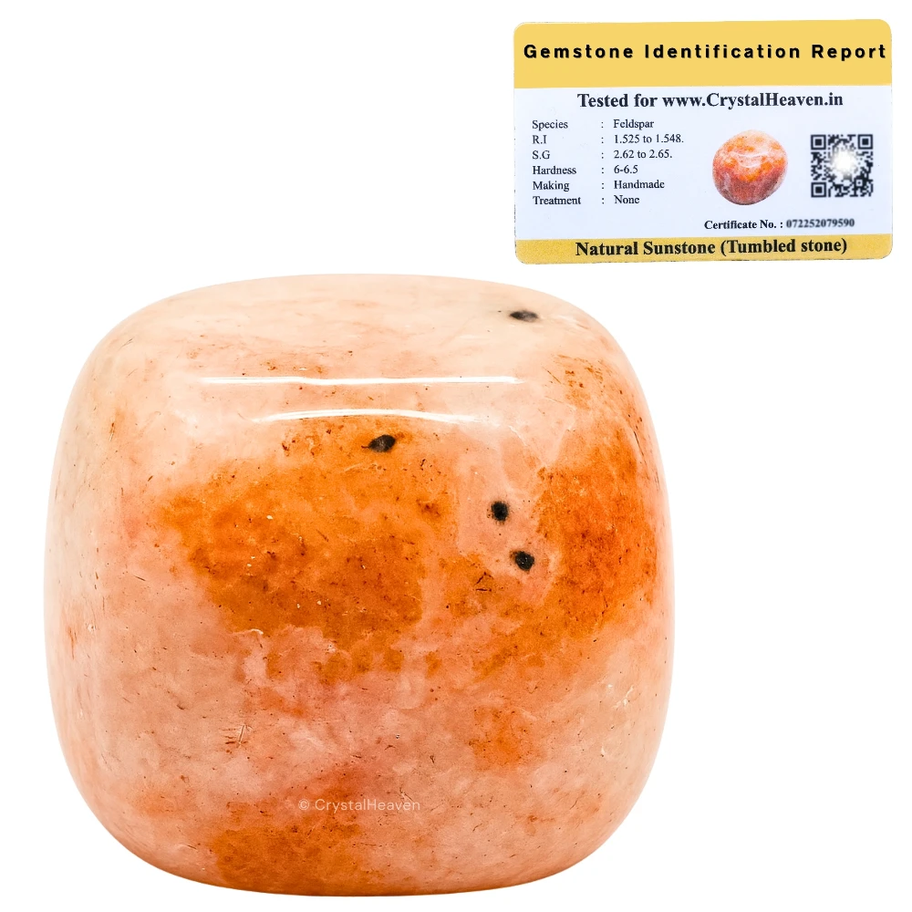 Tumbled Sunstone Stones (30 Gram)