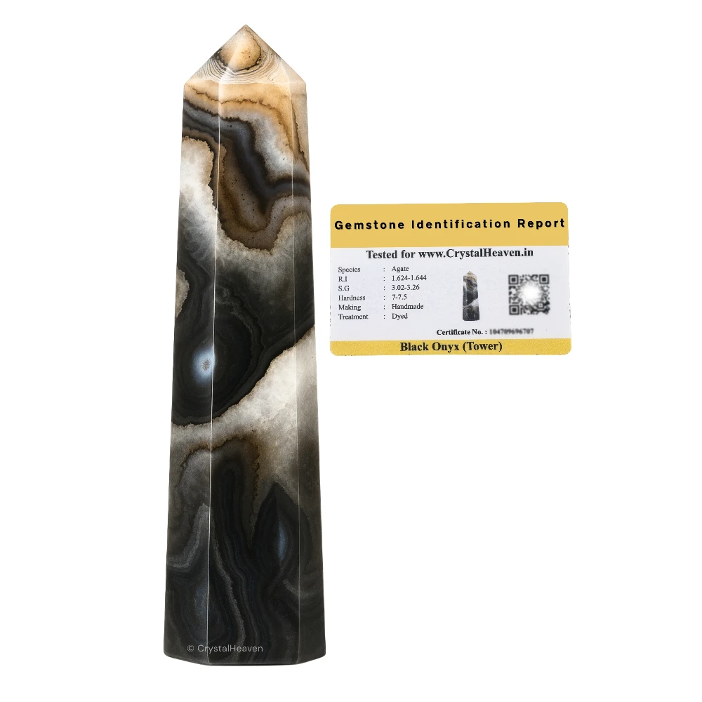 Black Onyx Tower (3" to 4" inch)
