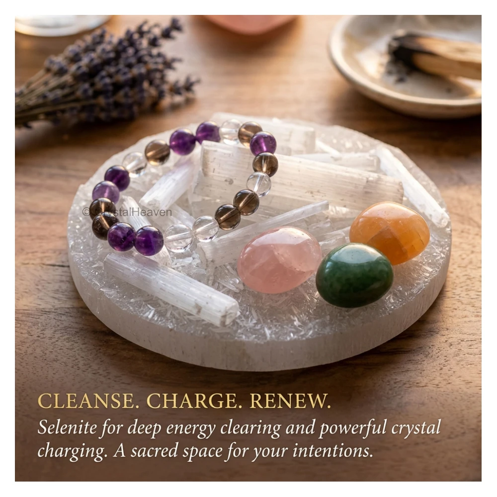 Orgone Selenite Plate
