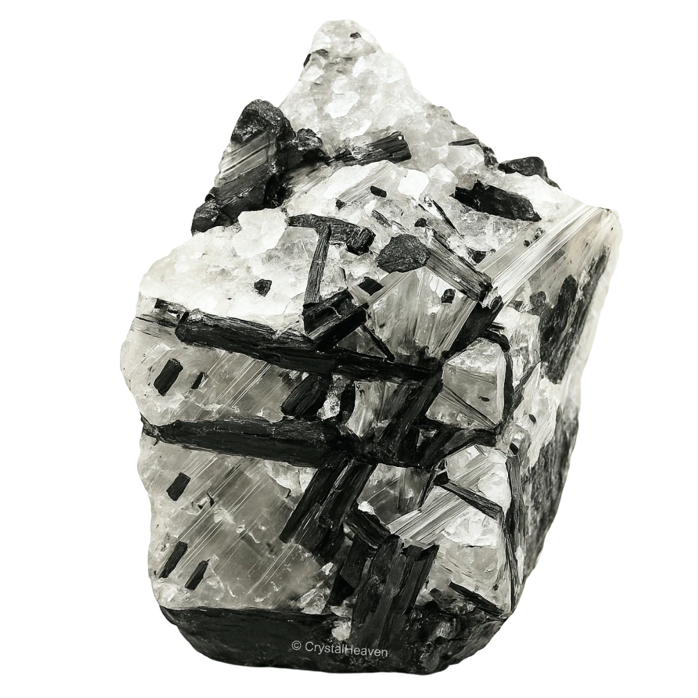 Raw Black Rutilated Quartz Crystals