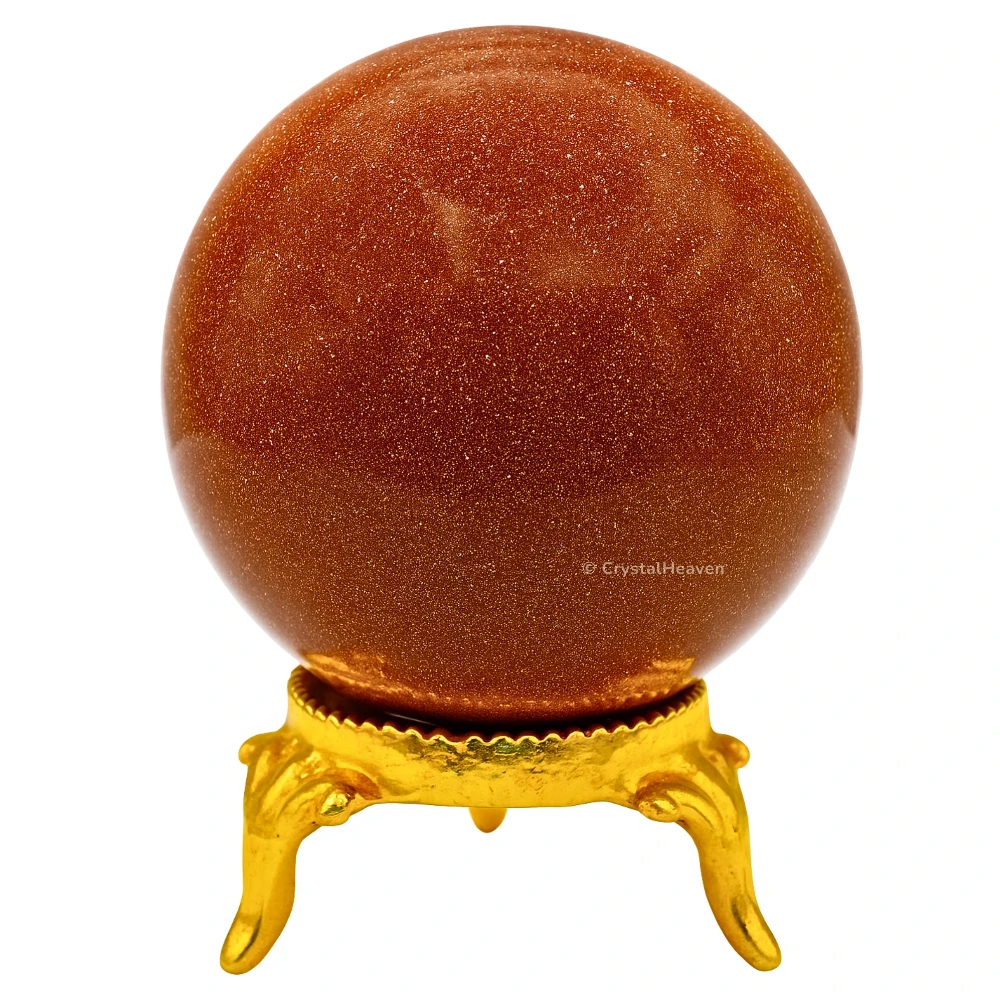 Red Goldstone Sphere