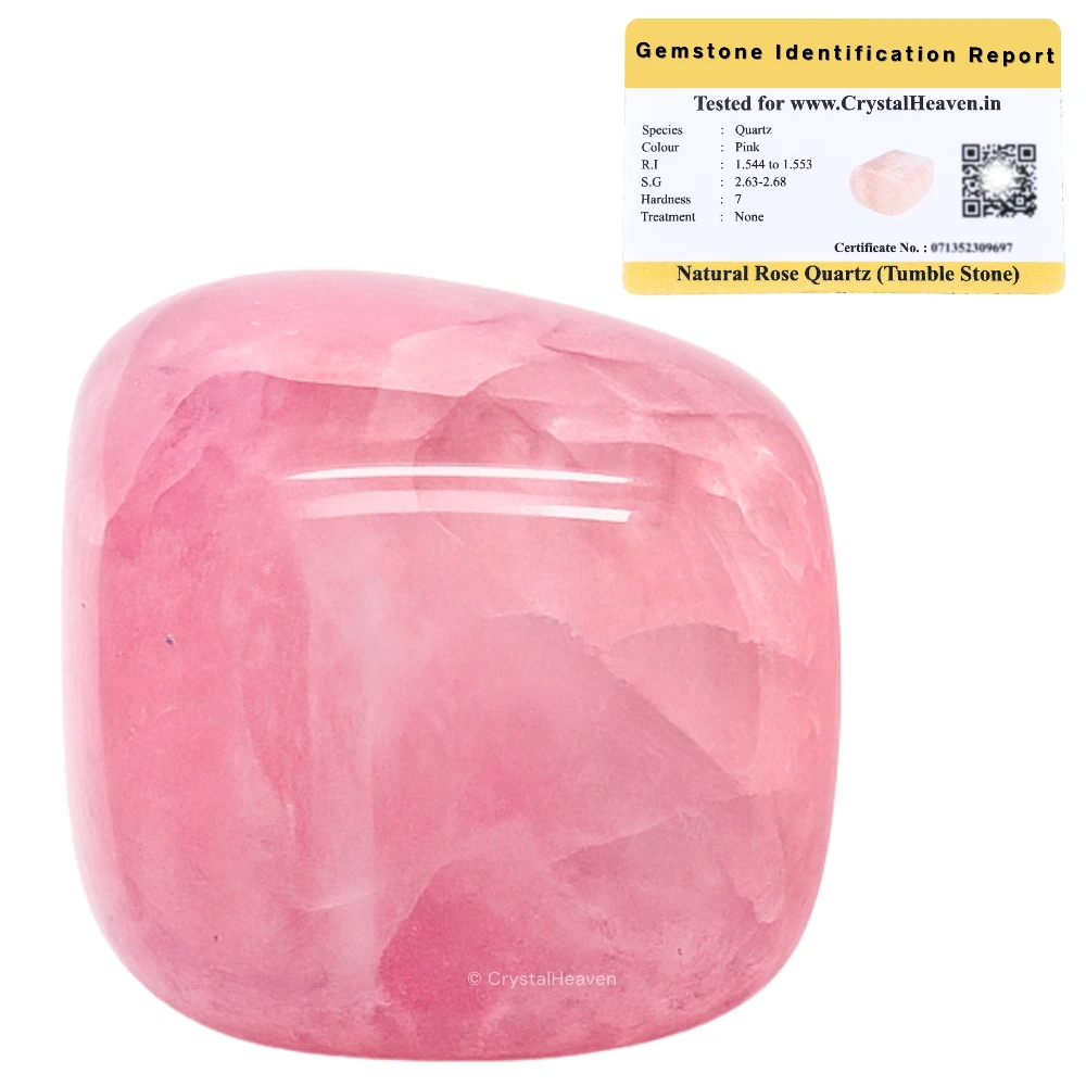 Tumbled Star Rose Quartz Stones (30 Gram)