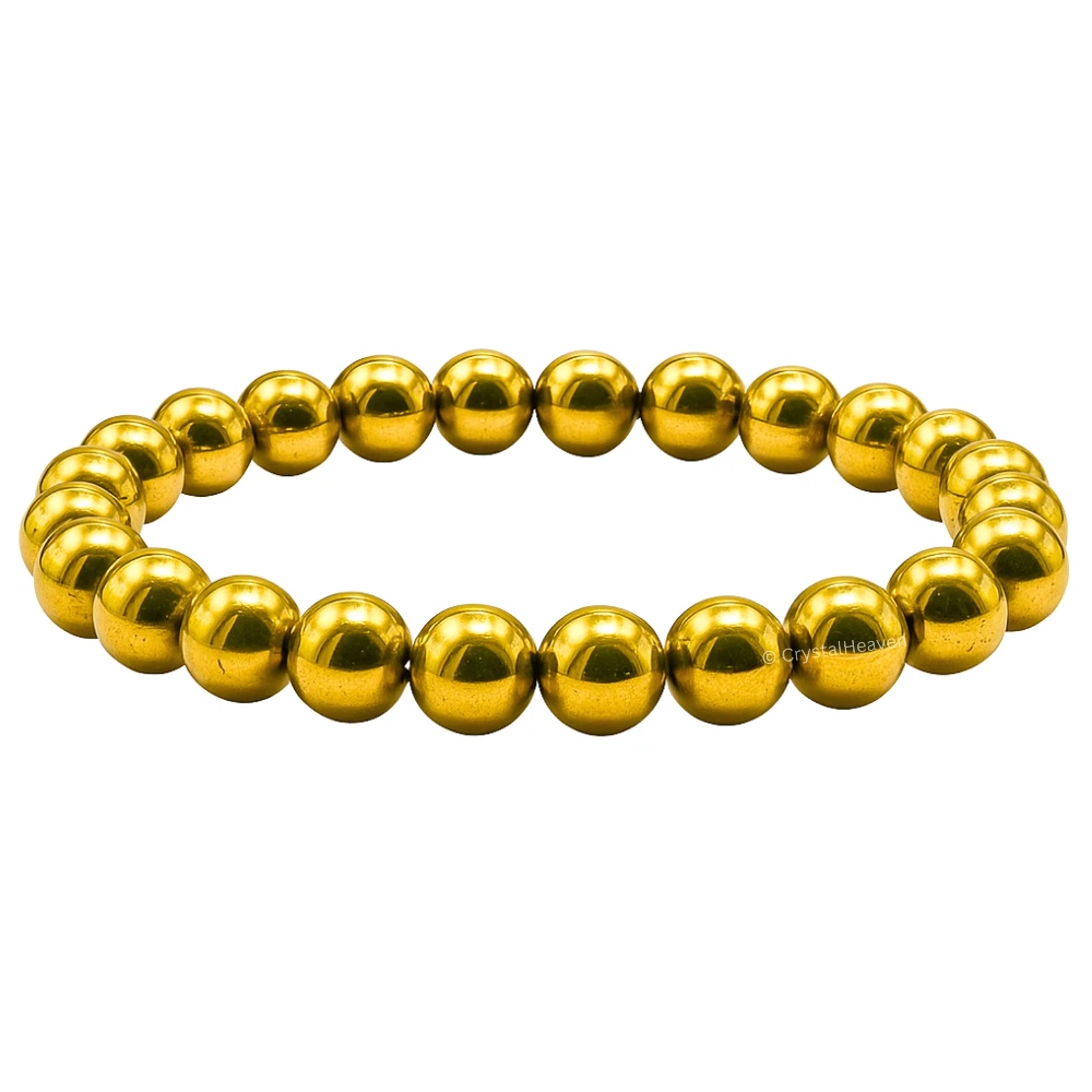 Golden Hematite Bracelet (Elastic)
