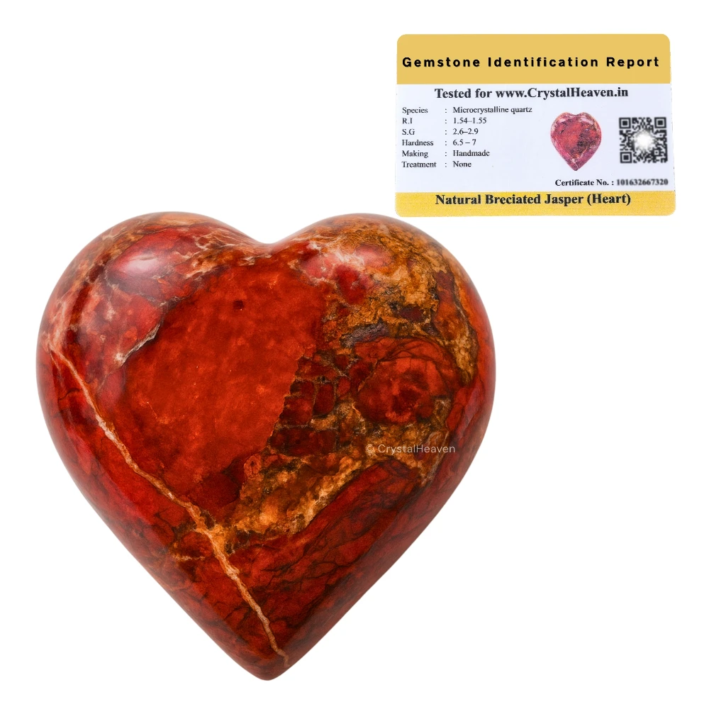 Brecciated Jasper Heart