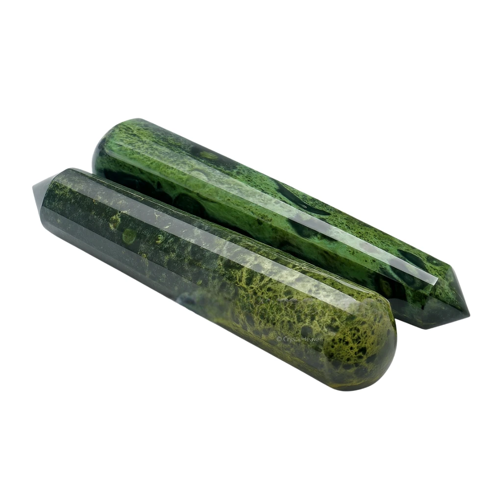 Kambaba Jasper Wand (Faceted)