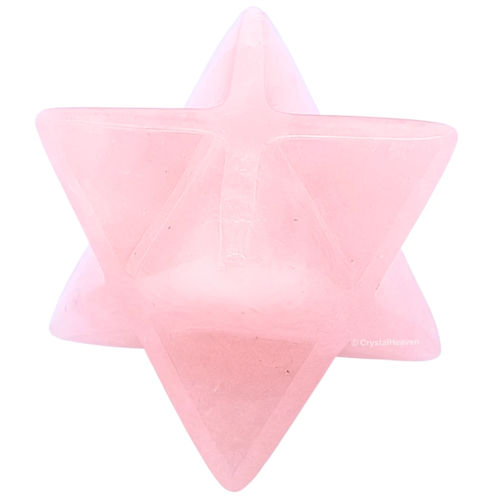 Rose Quartz Crystal Merkaba (15-20 mm)