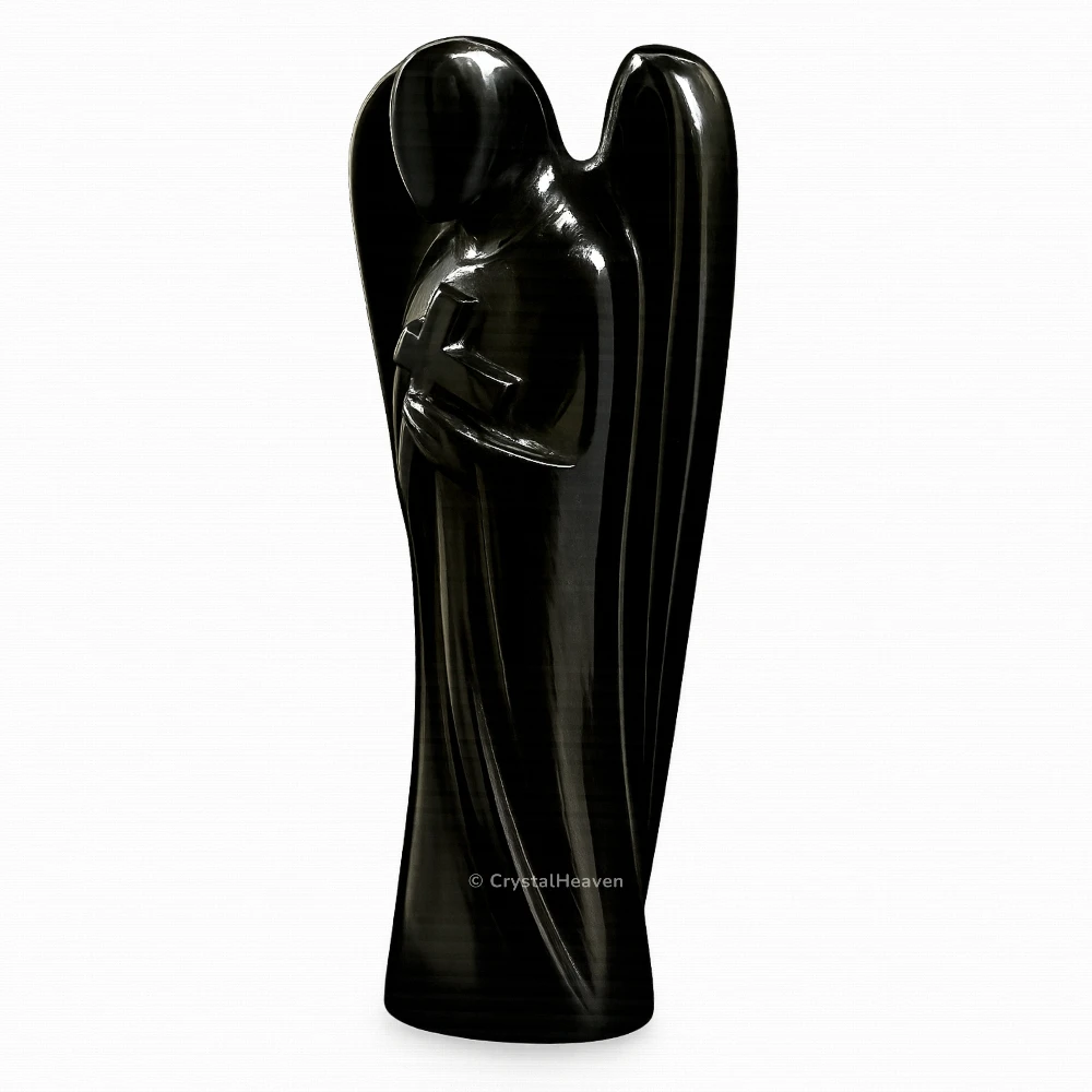 Black Agate Angel (1.5 Inch)