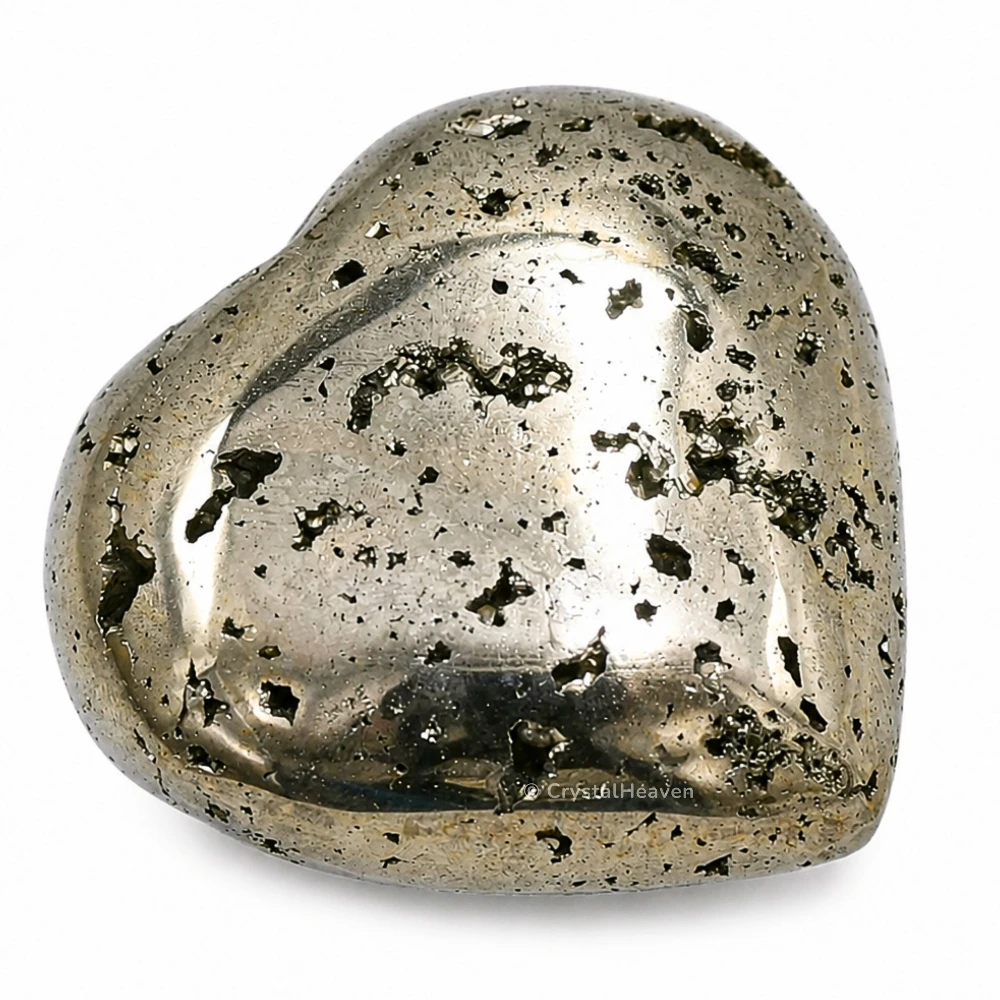 Raw Pyrite Heart