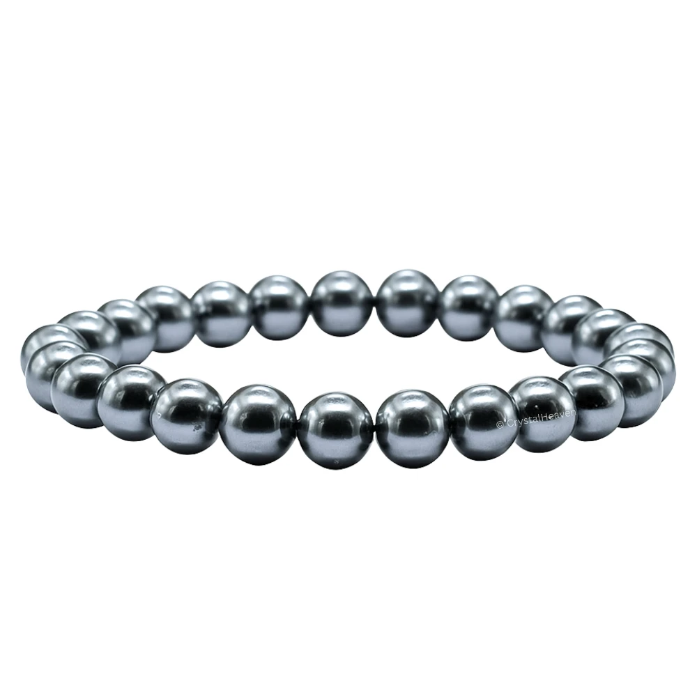 Black Pearl Bracelet (Elastic)