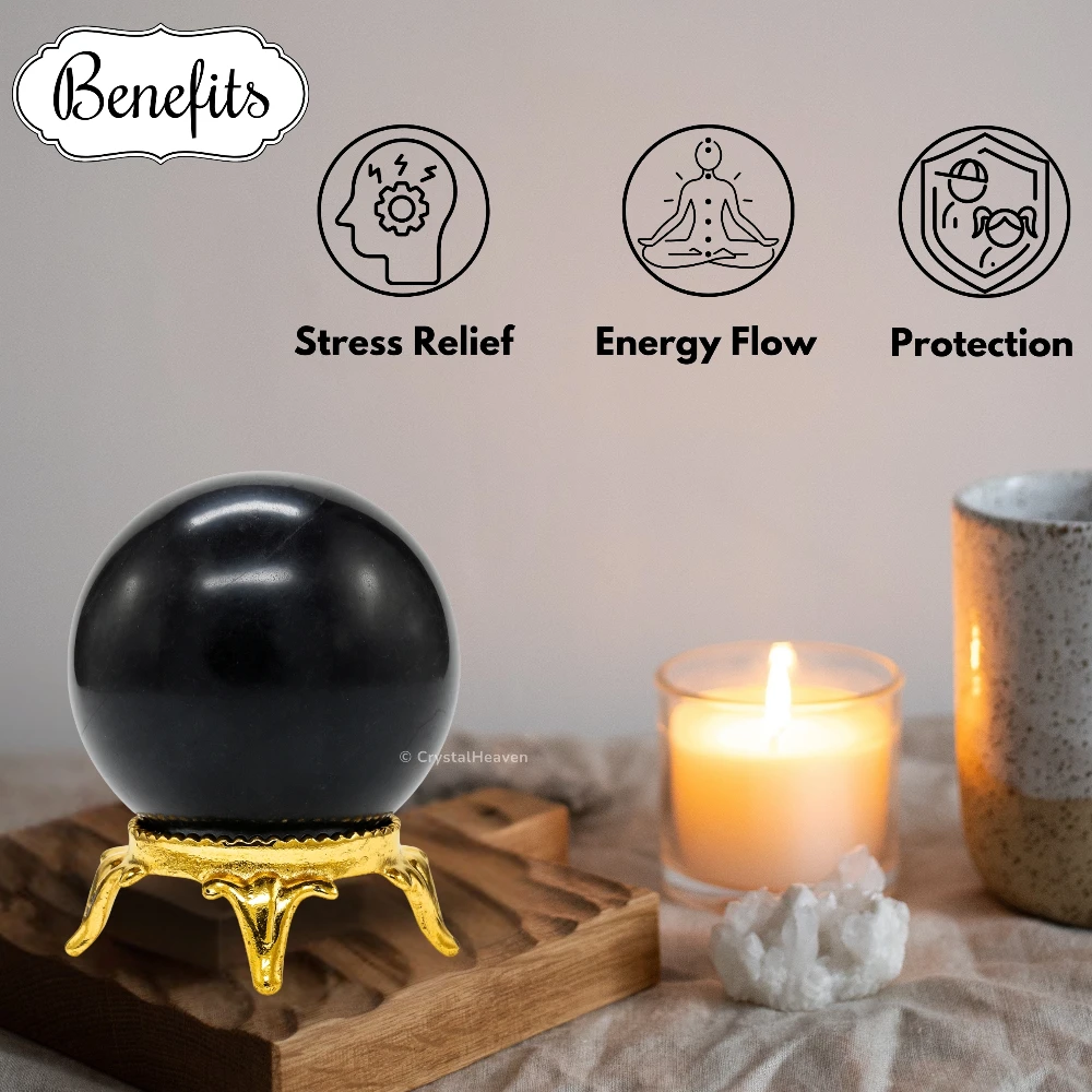Shungite Sphere (2 Inch)