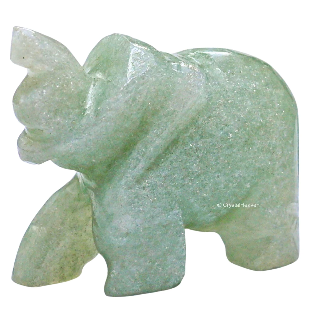 Green Aventurine Crystal Elephant