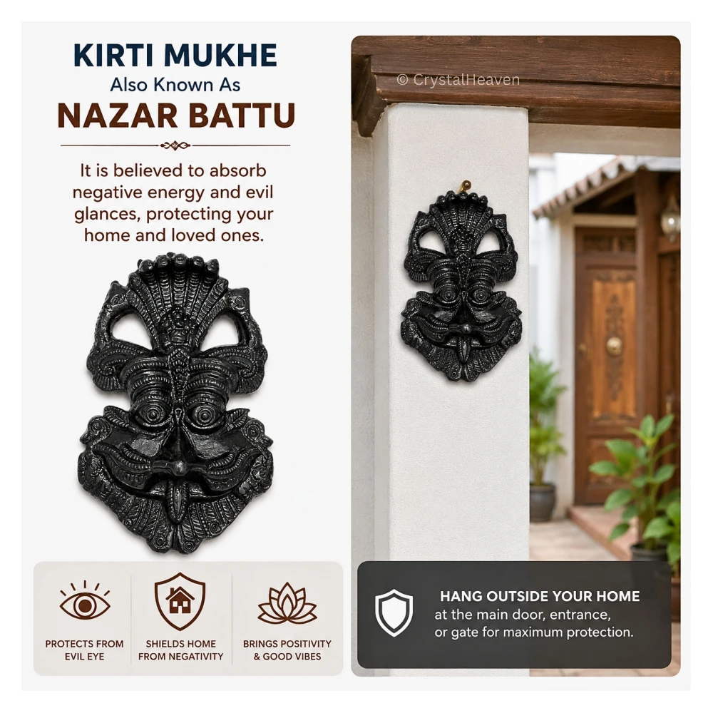 Kirtimukha Nazar Battu for Home Entrance