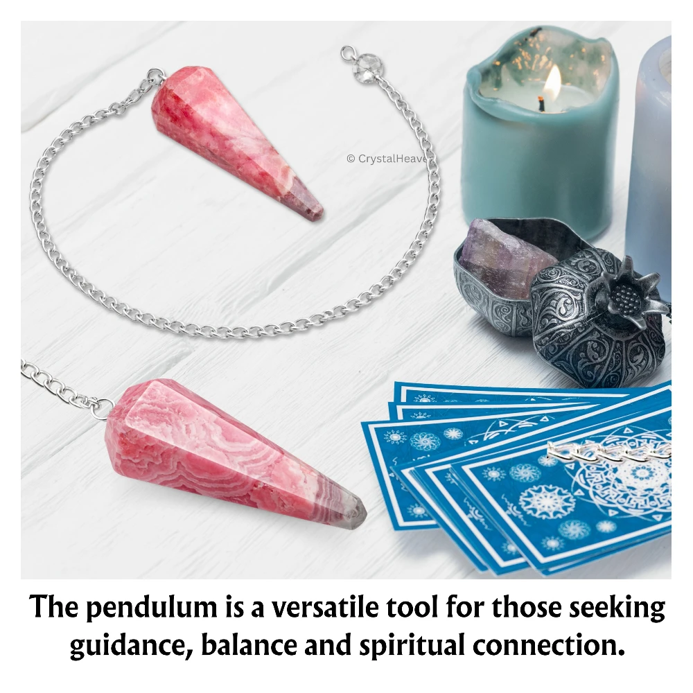 Rhodochrosite Pendulum